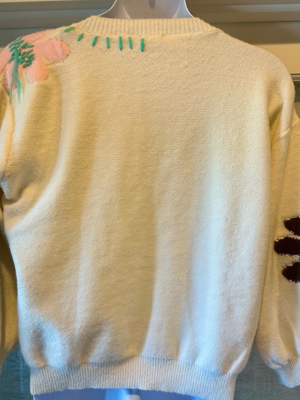 POL Boho Good Mood Flower Sweater in OVERSIZED Medium - Picture 12 of 14